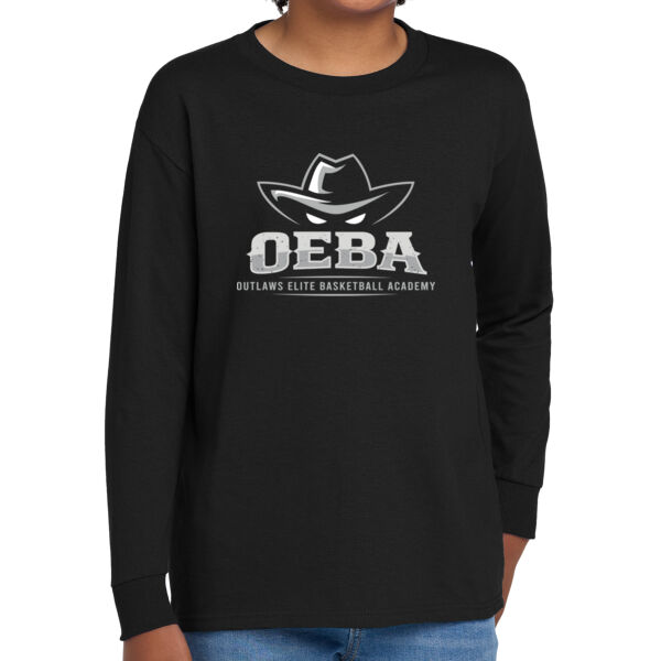 Outlaw Basketball Youth Heavy Cotton 100% Cotton Long Sleeve T Shirt Thumbnail