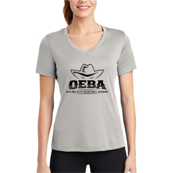 Outlaw Basketball Women's PosiCharge Competitor V Neck Tee Thumbnail